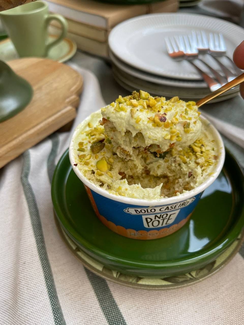 Pote de Leitinho c/ Pistache